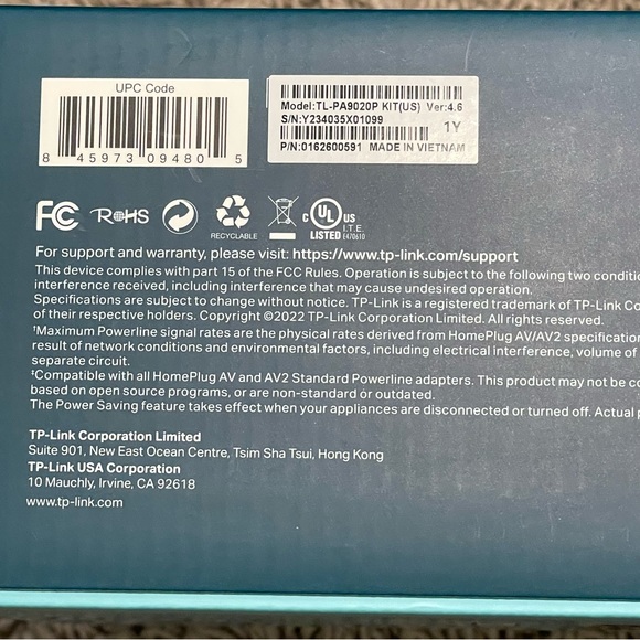 NIB TP-Link AV2000 Powerline Adapter - Picture 10 of 15